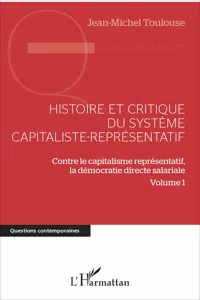 Histoire et critique du système capitaliste-représentatif_cover