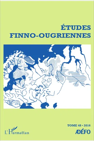 Etudes finno-ougriennes