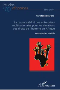 La responsabilité des entreprises multinationales pour les violations des droits de l'homme en Afrique_cover