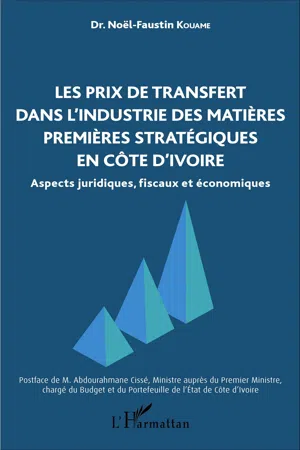 Les prix de transfert dans l'industrie des matières premières stratégiques en Côte d'Ivoire