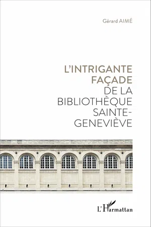 L'intrigante façade de la bibliothèque Sainte Geneviève