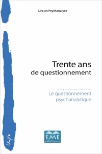 Trente ans de questionnement_cover