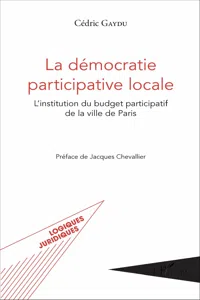 La démocratie participative locale_cover