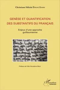 Genèse et quantification des substantifs du français_cover