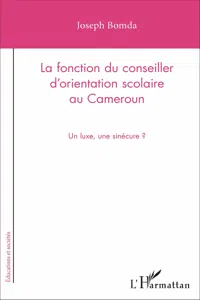 La fonction du conseiller d'orientation scolaire au Cameroun_cover