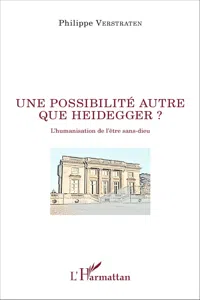 Une possibilité autre que Heidegger ?_cover