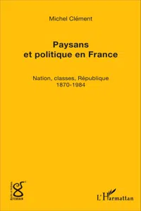 Paysans et politique en France_cover