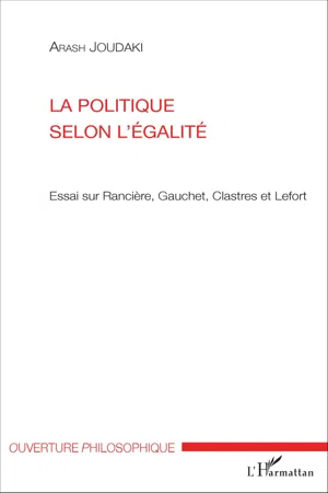 La politique selon l'égalité