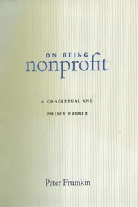 On Being Nonprofit_cover