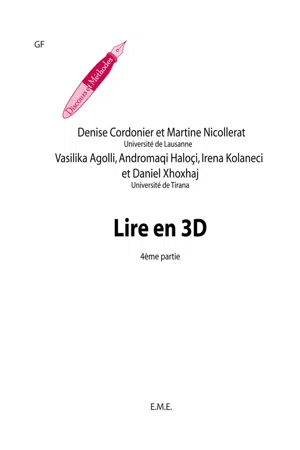 Lire en 3D (4e partie)