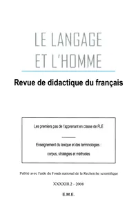 Les Premiers pas de l'apprenant en classe de FLE_cover