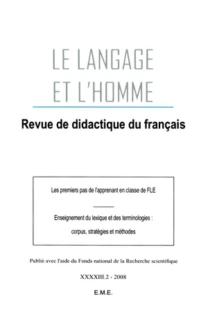 Les Premiers pas de l'apprenant en classe de FLE