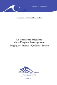 La littérature migrante dans l'espace francophone_cover