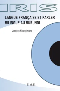 Langue française et parler bilingue au Burundi_cover