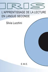 L'apprentissage de la lecture en langue seconde_cover