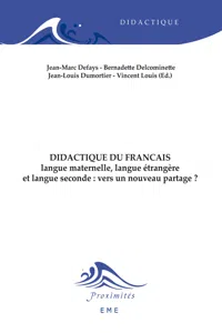 Didactique du français langue maternelle, langue étrangere et langue seconde : vers un nouveau partage ?_cover