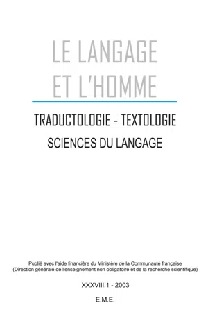 Sciences du langage