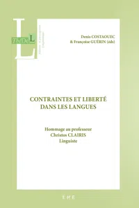 Contraintes et liberté dans les langues_cover