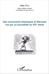 Des monuments historiques et littéraires vus par un journaliste du XIXe siècle_cover