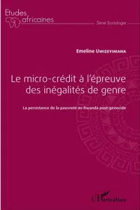 Le micro-crédit à l'épreuve des inégalités de genre_cover