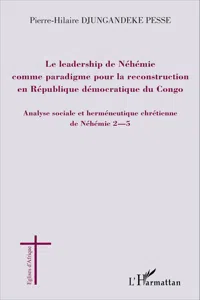 Le leadership de Néhémie comme paradigme pour la reconstruction en République démocratique du Congo_cover