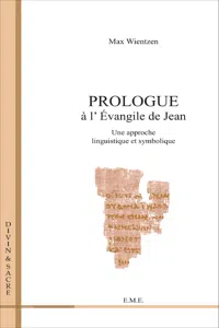 Prologue à l'Evangile de Jean_cover