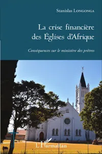 La crise financière des Églises d'Afrique_cover