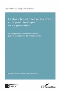 Le Code foncier congolais et la problématique de sa promotion_cover