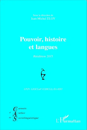 Pouvoir, histoire et langues