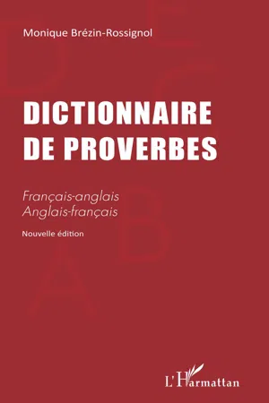 DICTIONNAIRE DE PROVERBES