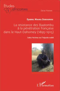 La résistance des Baatombu à la pénétration française dans le Haut-Dahomey_cover