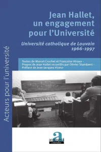 Jean Hallet, un engagement pour l'Université_cover