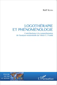 Logothérapie et phénoménologie_cover