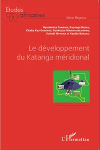 Le développement du Katanga méridional_cover