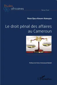 Le droit pénal des affaires au Cameroun_cover