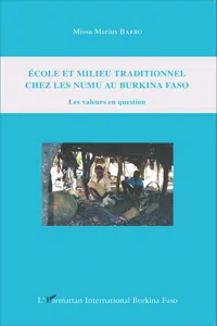 Ecole et milieu traditionnel chez les numu au Burkina Faso_cover