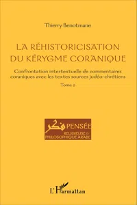 La réhistoricisation du kérygme coranique_cover