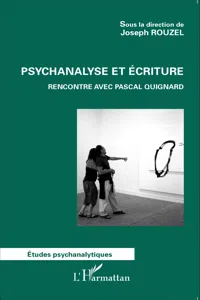 Psychanalyse et écriture_cover