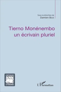 Tierno Monénembo un écrivain pluriel_cover