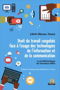 Droit du travail congolais face à l'usage des technologies de l'information et de la communication_cover