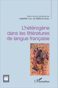 L'hétérogène dans les littératures de langue française_cover