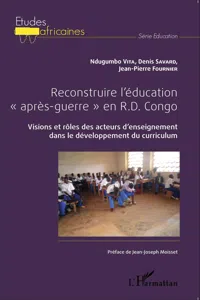 Reconstruire l'éducation "après-guerre" en R.D. Congo_cover