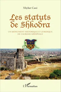 Les statuts de Shkodra_cover