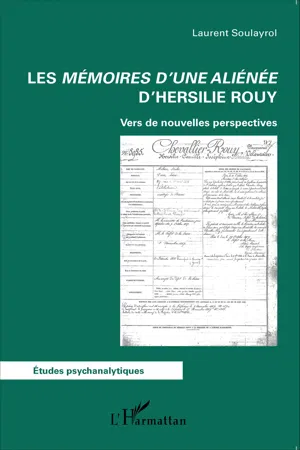 Les  Mémoires d'une aliénée  d'Hersilie Rouy