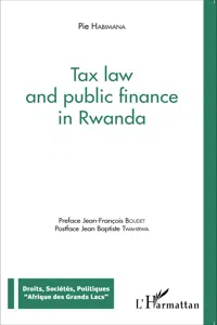 Tax law and public finance in Rwanda_cover