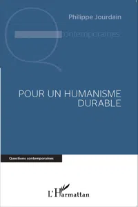 Pour un humanisme durable_cover