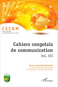 Cahiers congolais de communication vol. XII_cover