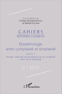 Épistémologie entre complexité et simplexité_cover