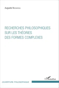 Recherches philosophiques sur les théories des formes complexes_cover