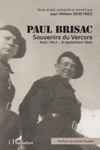 Paul Brisac Souvenirs du Vercors_cover